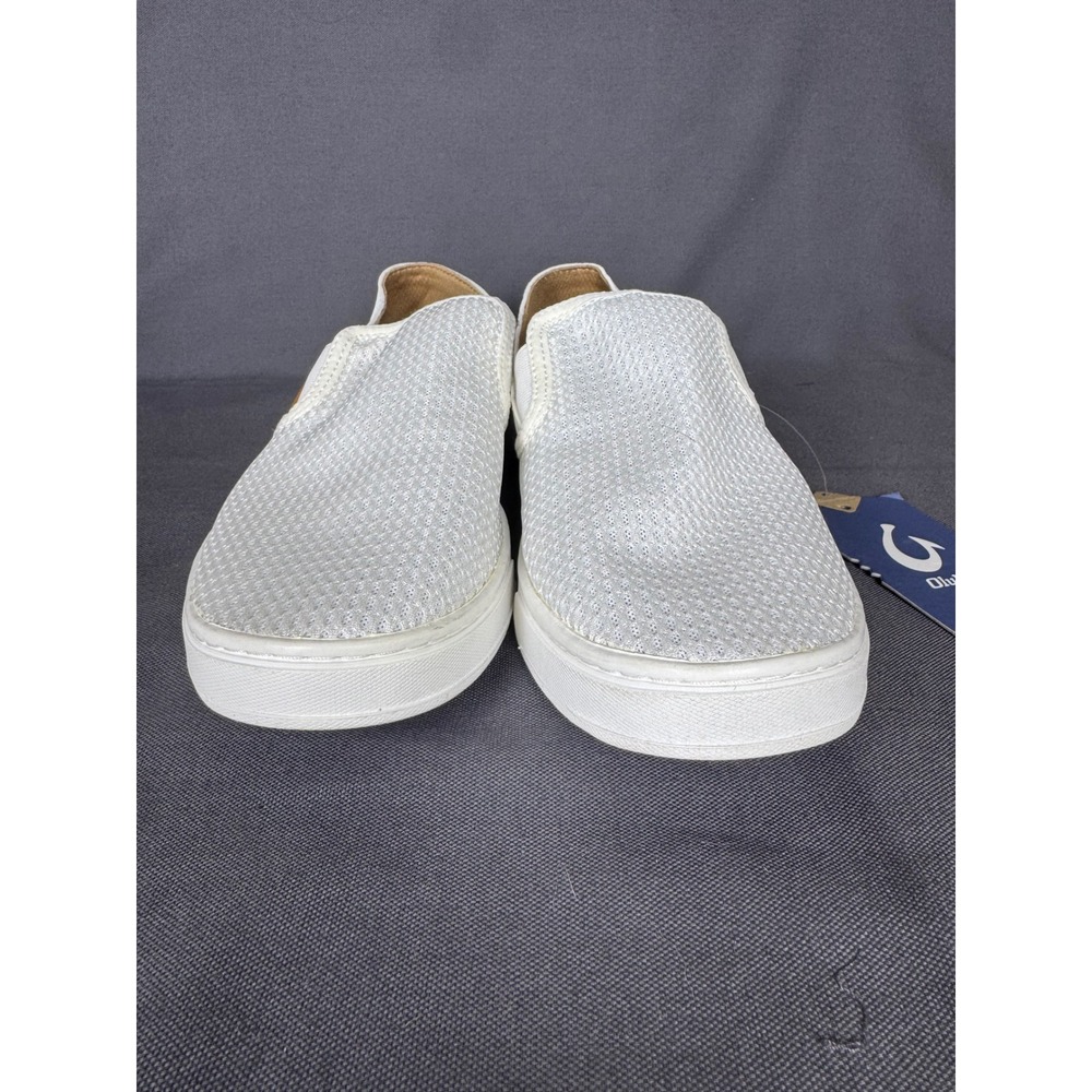 OluKai Pehuea Womens 9 New White Mesh Slip On Sneakers Flip Flop Beach Island - Picture 5 of 13